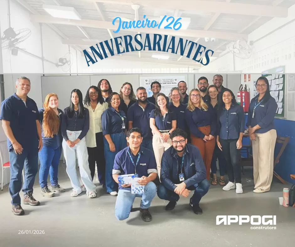 Aniversariantes do Mês de Janeiro.2026